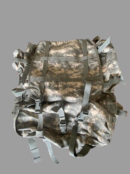 Vintage US Army Large Rucksack, Complete Frame, Pouches, Straps MOLLE II