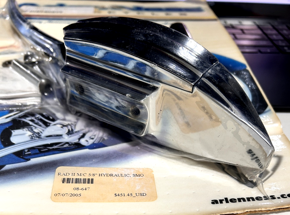 New Arlen Ness Rad II 5/8" Hydraulic Clutch Lever, 08-647