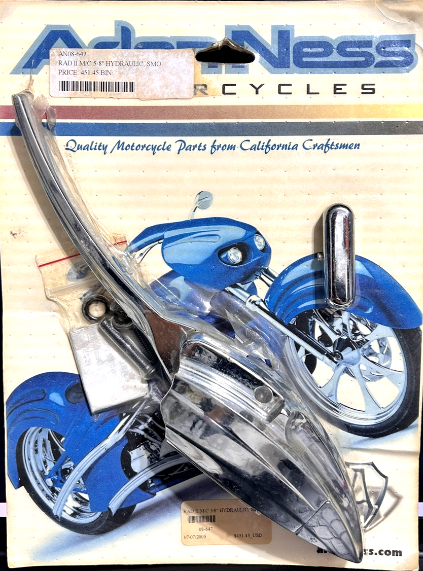 New Arlen Ness Rad II 5/8" Hydraulic Clutch Lever, 08-647