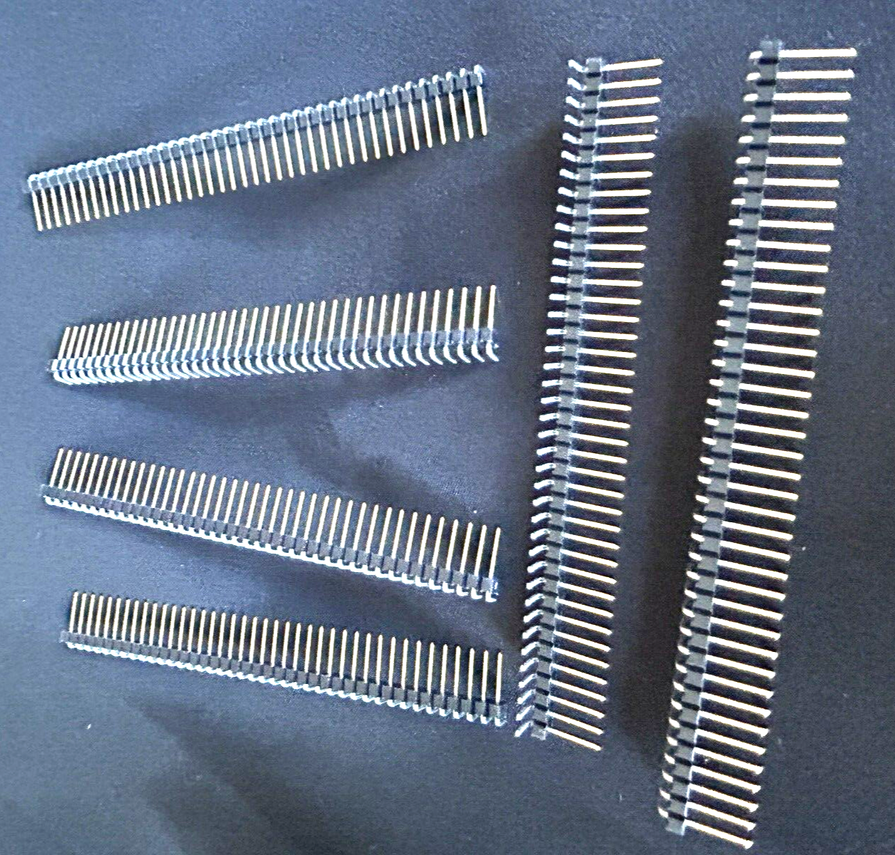 Headers & Wire Housings, Male, Right-Angle, 40 P R/A HEADER GOLD, 3A (1ea)
