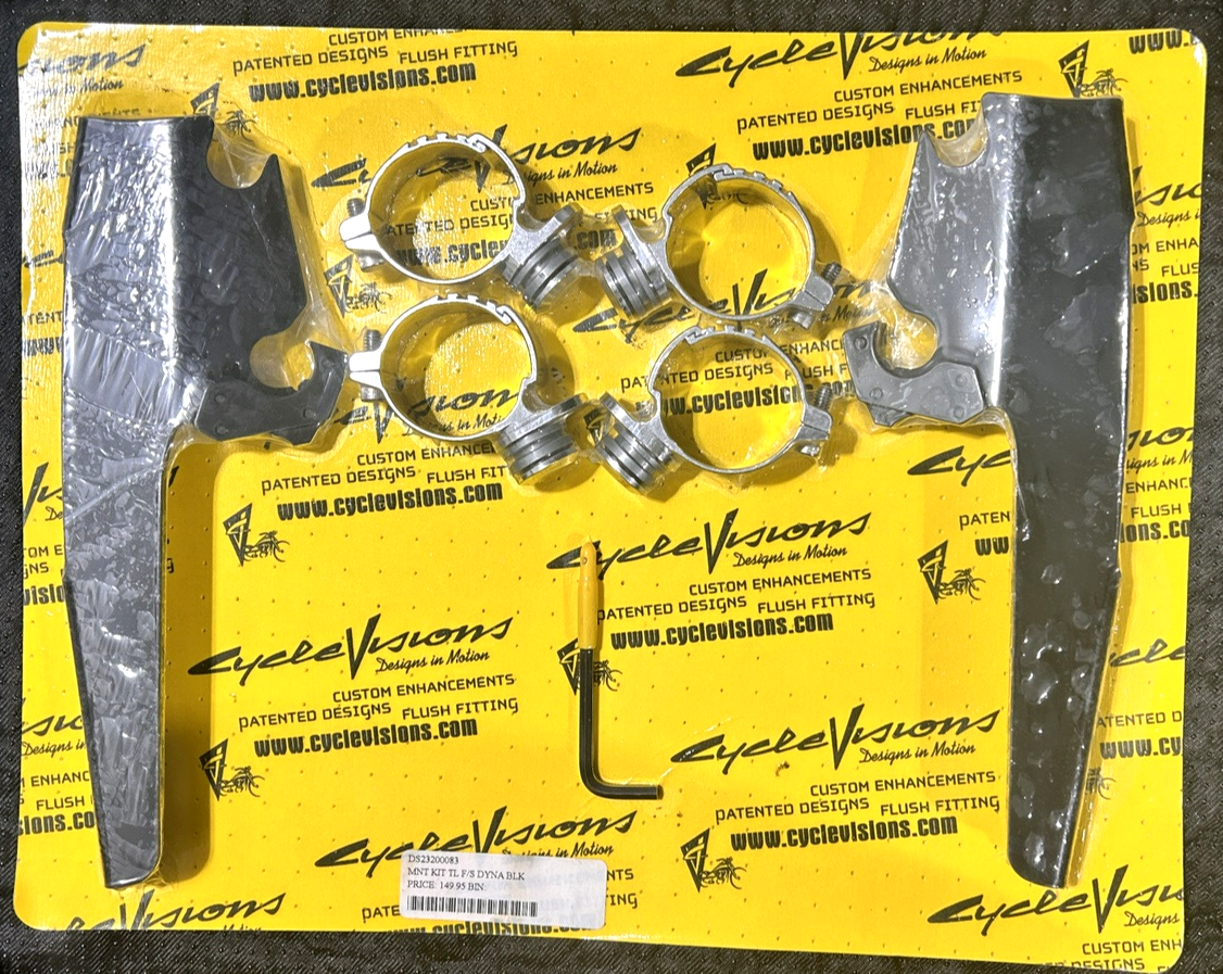 New Cycle Visions Trigger-Lock Mount Kit for Fats/Slims/Batwing Fairings MEB8976