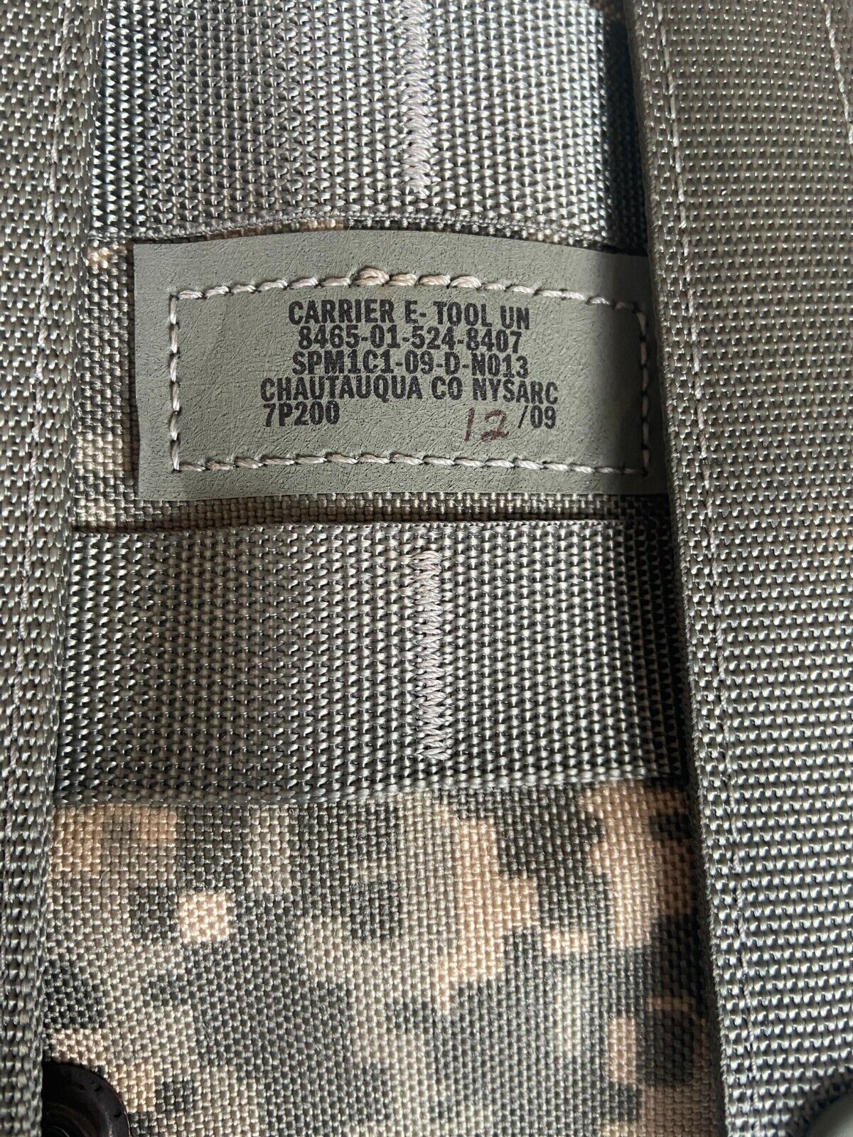 USGI ARMY Entrenching Tool Carrier MOLLE II ACU VGC