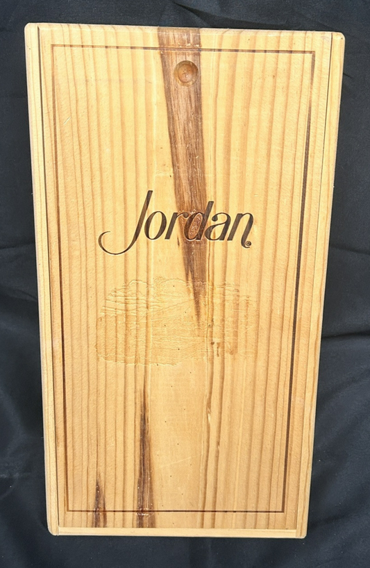 Vintage Jordan Vineyard Wine Box, Sonoma County, 2-Bottle Box