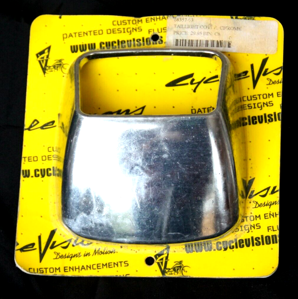 New Cycle Visions Tailing Cover Plate, Chrome,  68357-03