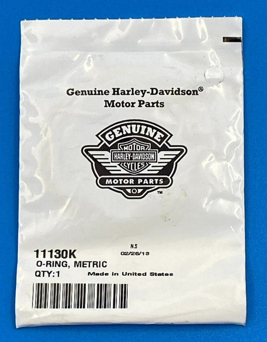 New OEM Harley-Davidson Metric O-ring, Fits V-Rod - 11130K (1ea)