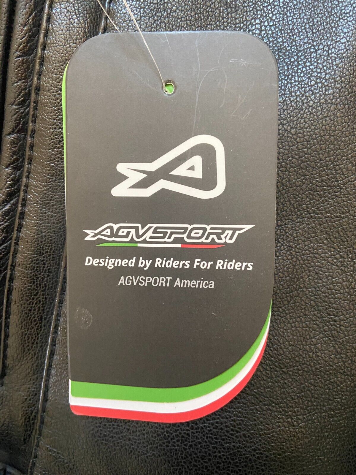 AGVSPORT Motorcycle Jacket, Black - W Size 10