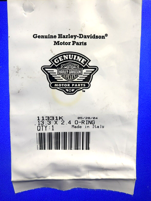 New OEM Harley-Davidson, 13.3mm x 2.4mm O-Ring - 11331K (1ea)