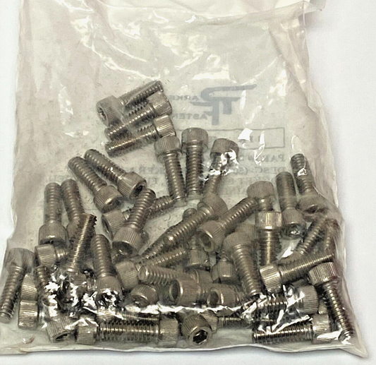 New 1/4-20 x 3/4" Socket Cap Screw, Fully Threaded, 18-8 Stainless Steel (25 ea)