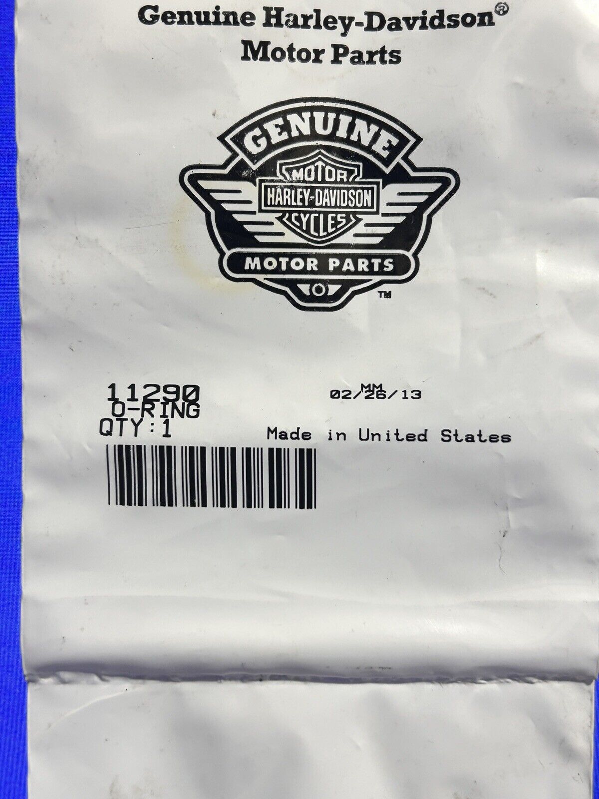 New OEM Harley-Davidson O-Ring - 11290 (1ea)